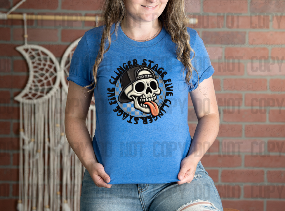 C-10 Stage Five Clinger Boy Black DTF Transfer ONLY