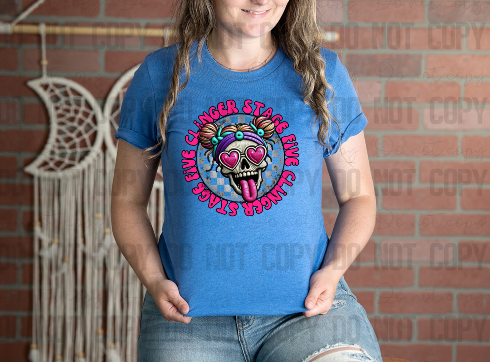 C-12 Stage Five Clinger Girl Pink Completed Tee