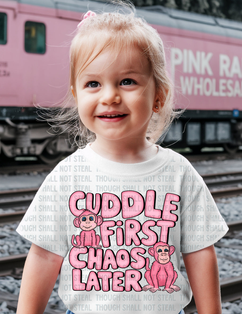 C-28 Cuddle First, Chaos Later Completed Tee