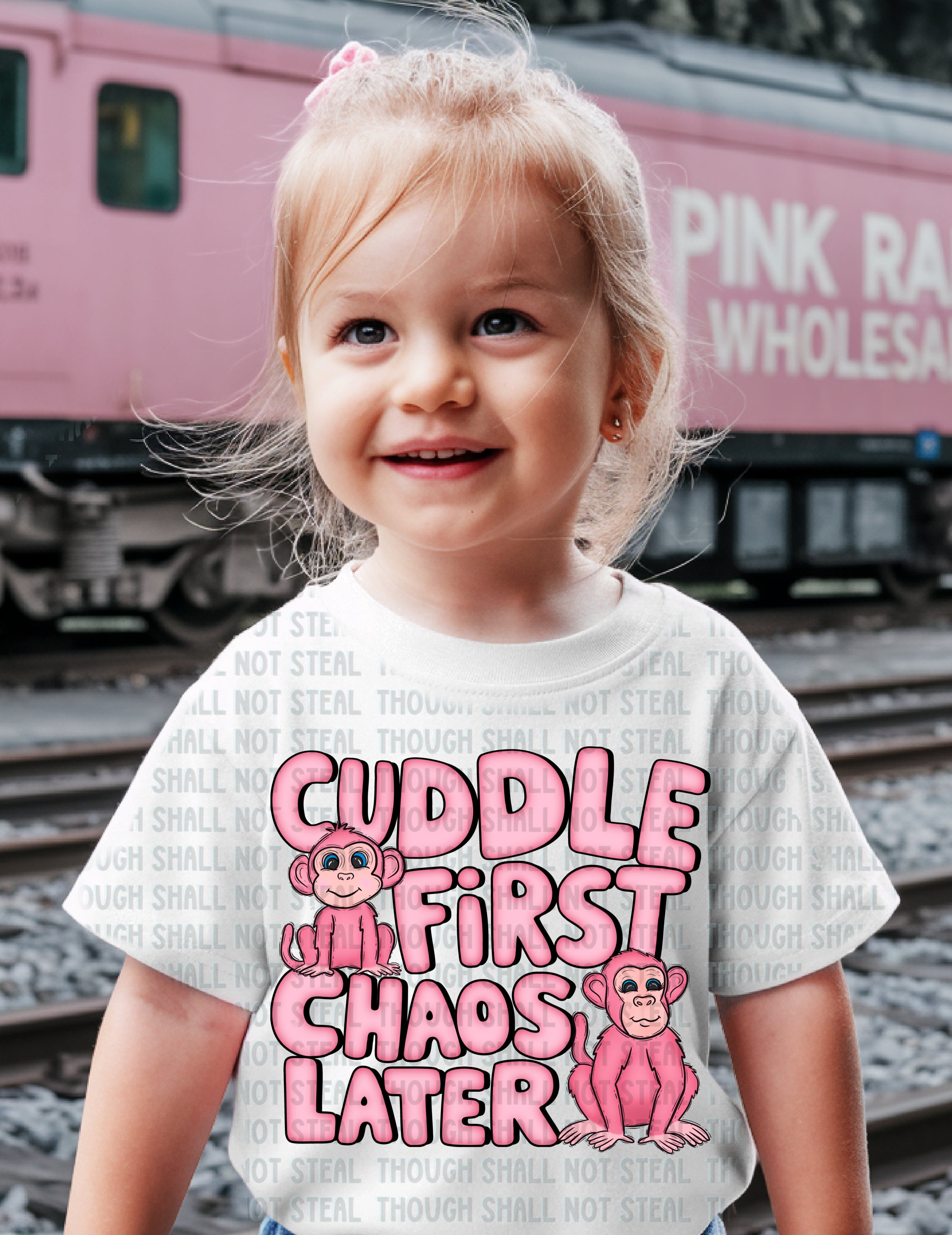 C-28 Cuddle First, Chaos Later Completed Tee