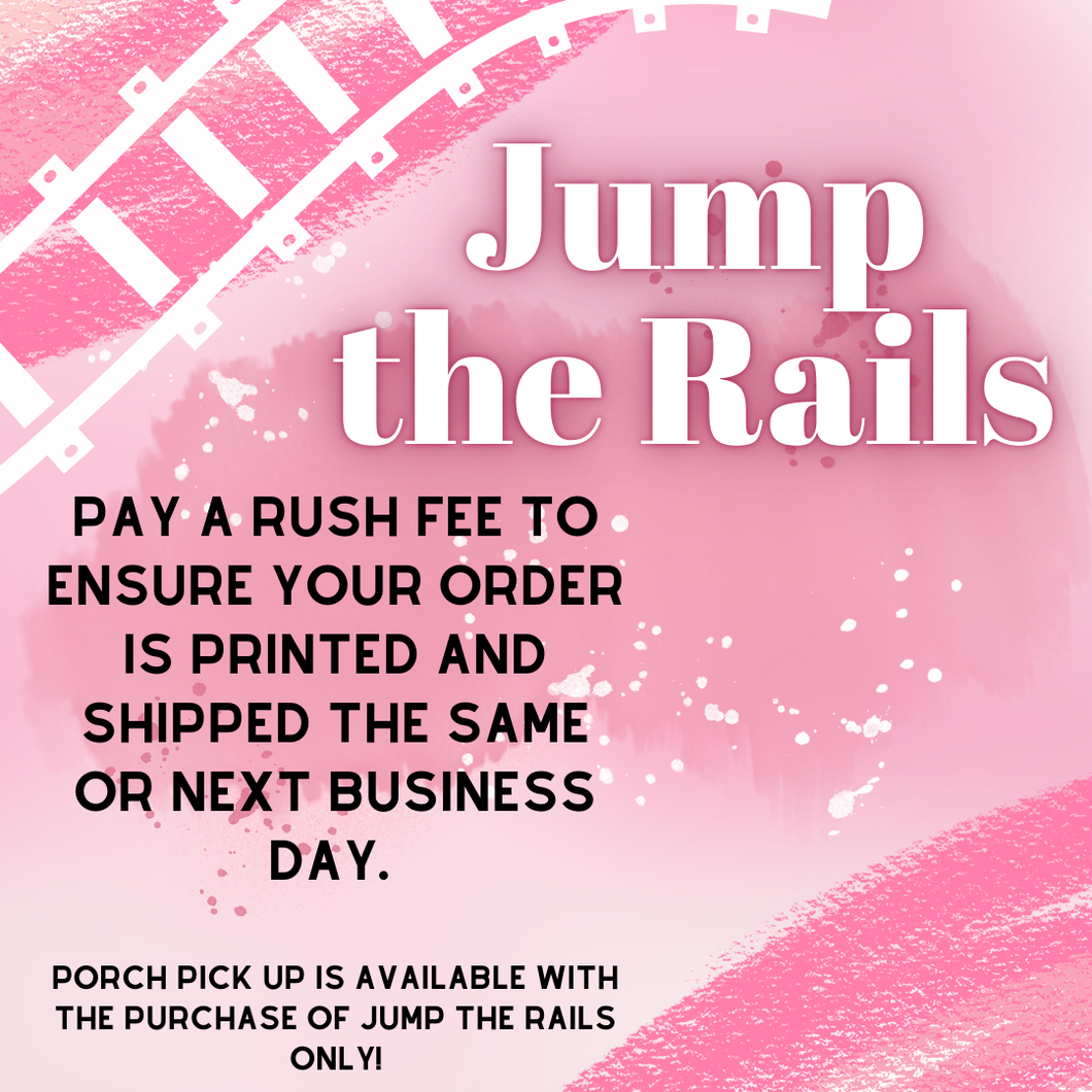 Jump The Rails & Porch Pick up- Same day/Next Day Shipping - READ LISTING INFO!