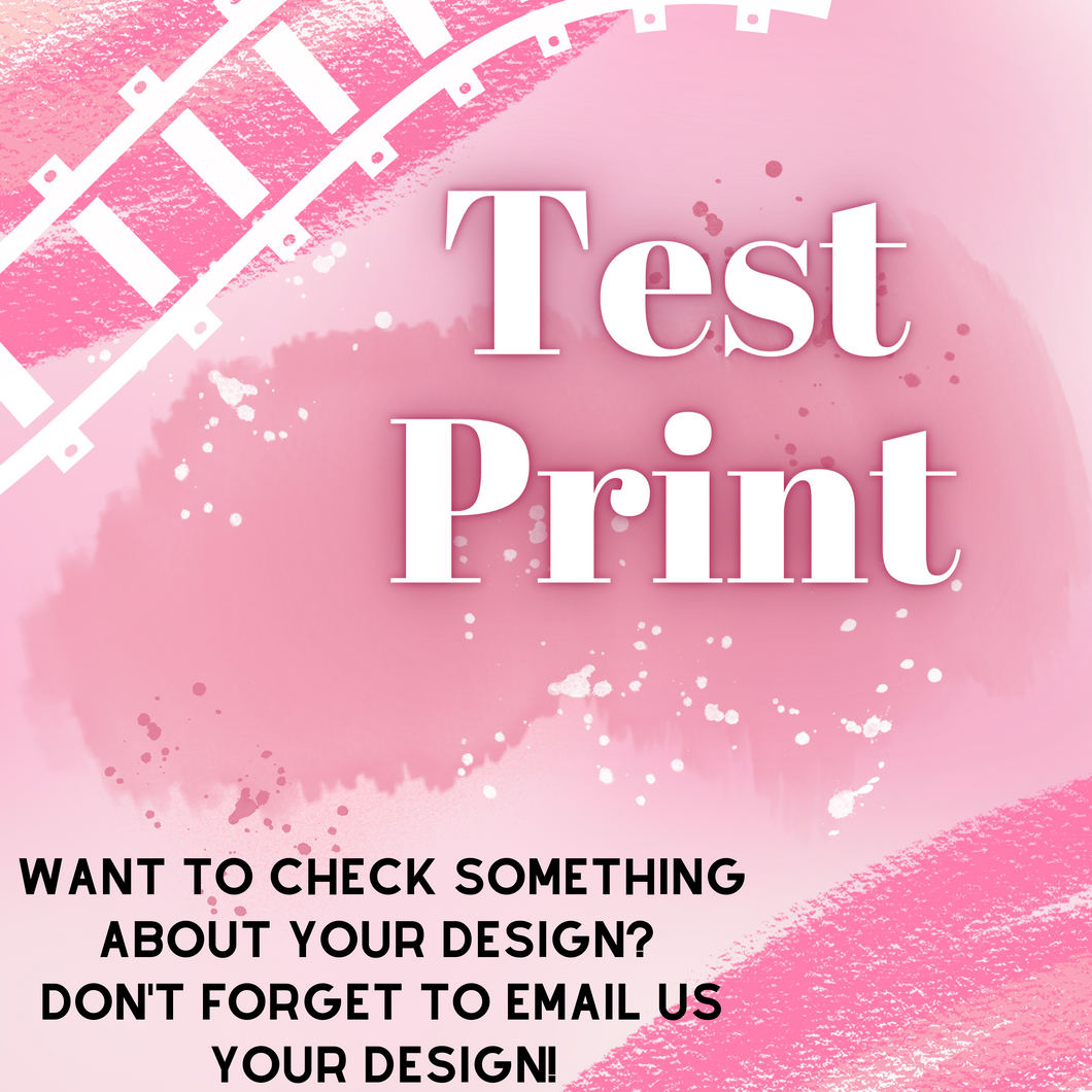 Test/Sample Print- See Description For Details