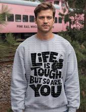 Load image into Gallery viewer, D-102 B Black - Life Is Tough Completed Tee
