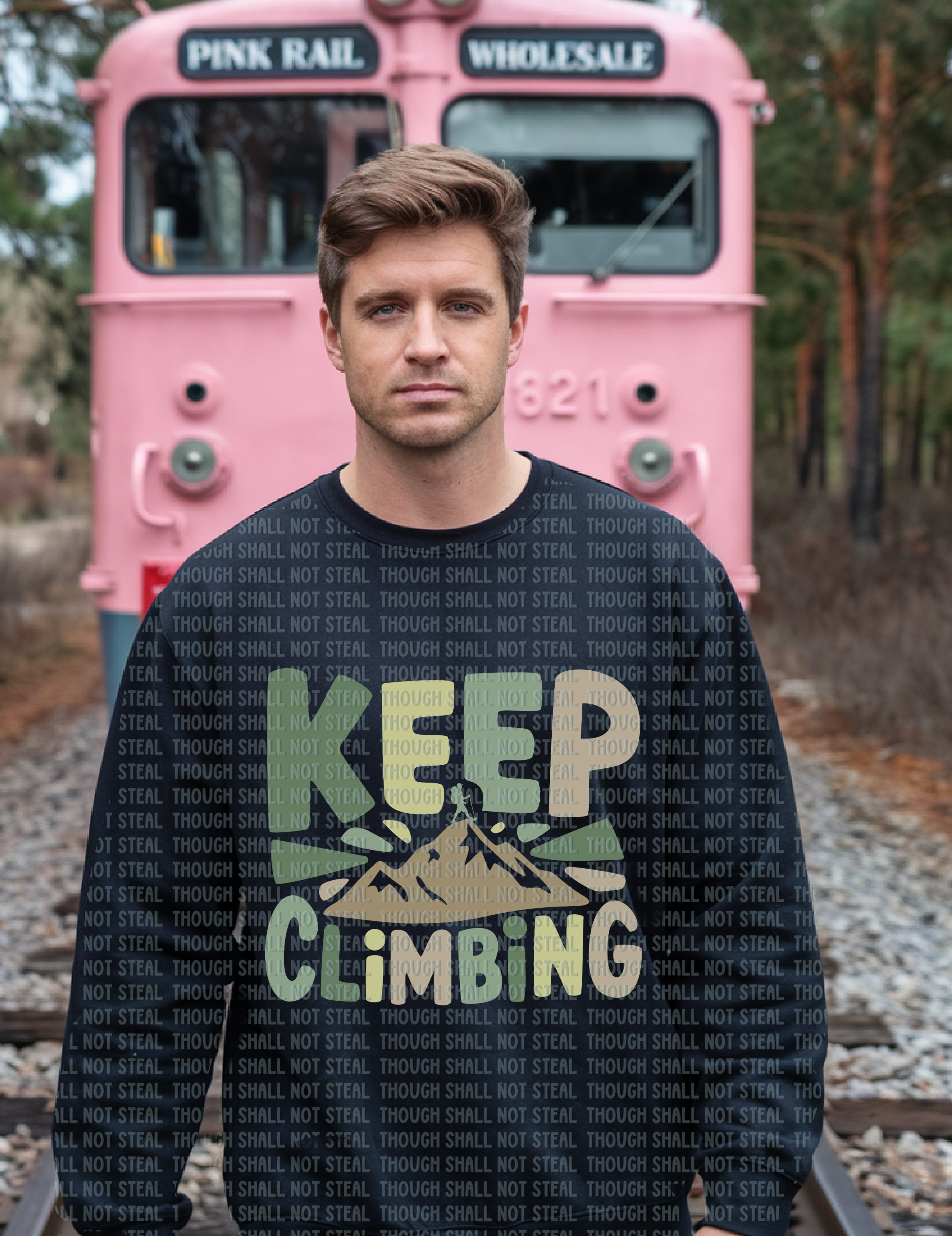 D-107 Keep Climbing Completed Tee