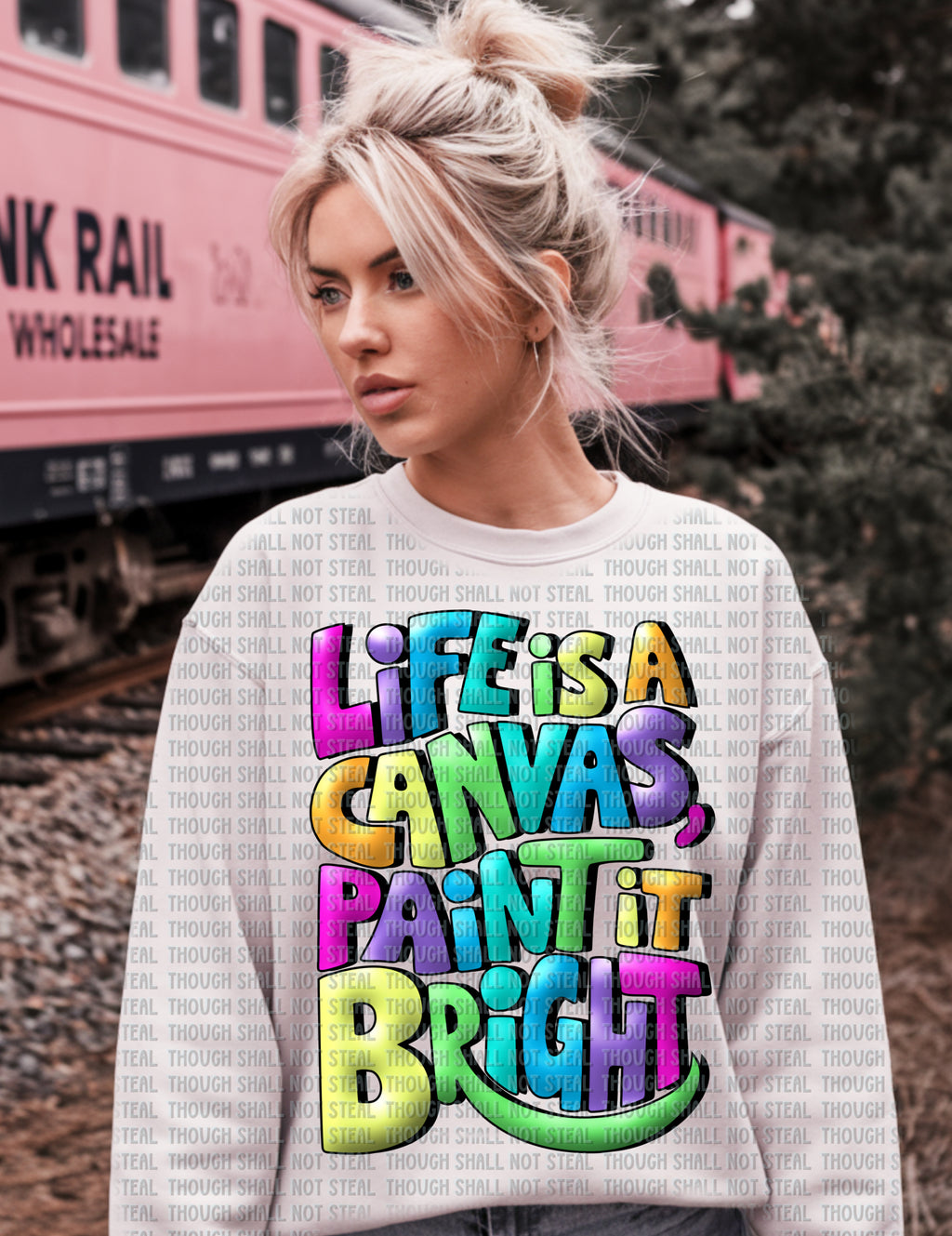 D-108 Life Is a Canvas Completed Tee