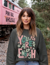 Load image into Gallery viewer, D-109 A You Are Enough Completed Tee
