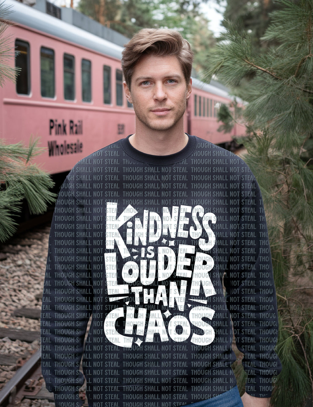 D-116 Kindness is louder than chaos DTF TRANSFER ONLY