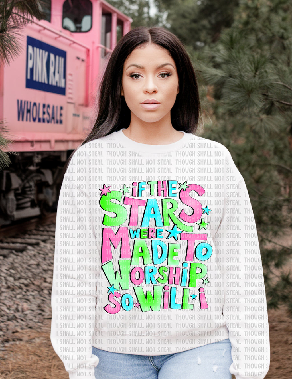 D-124 If the stars were made to worship DTF TRANSFER ONLY