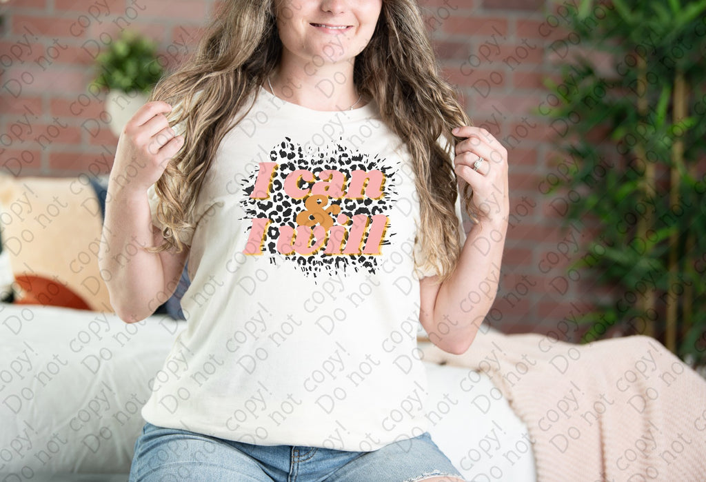 D-128 I Can & I Will Completed Tee