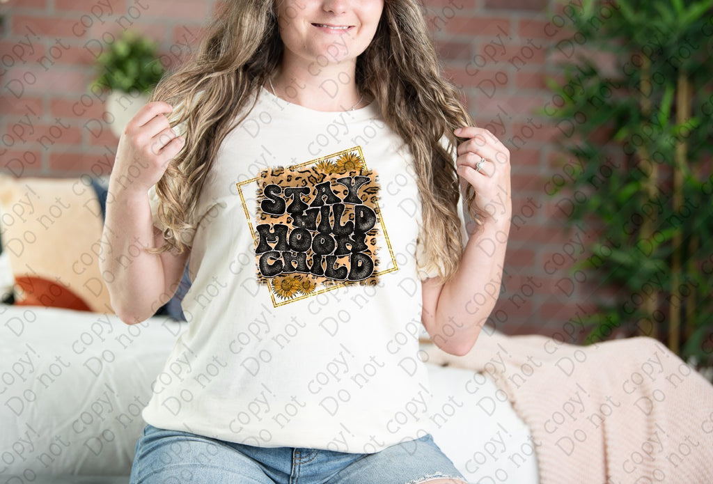 D-139 Stay Wild Moon Child Completed Tee
