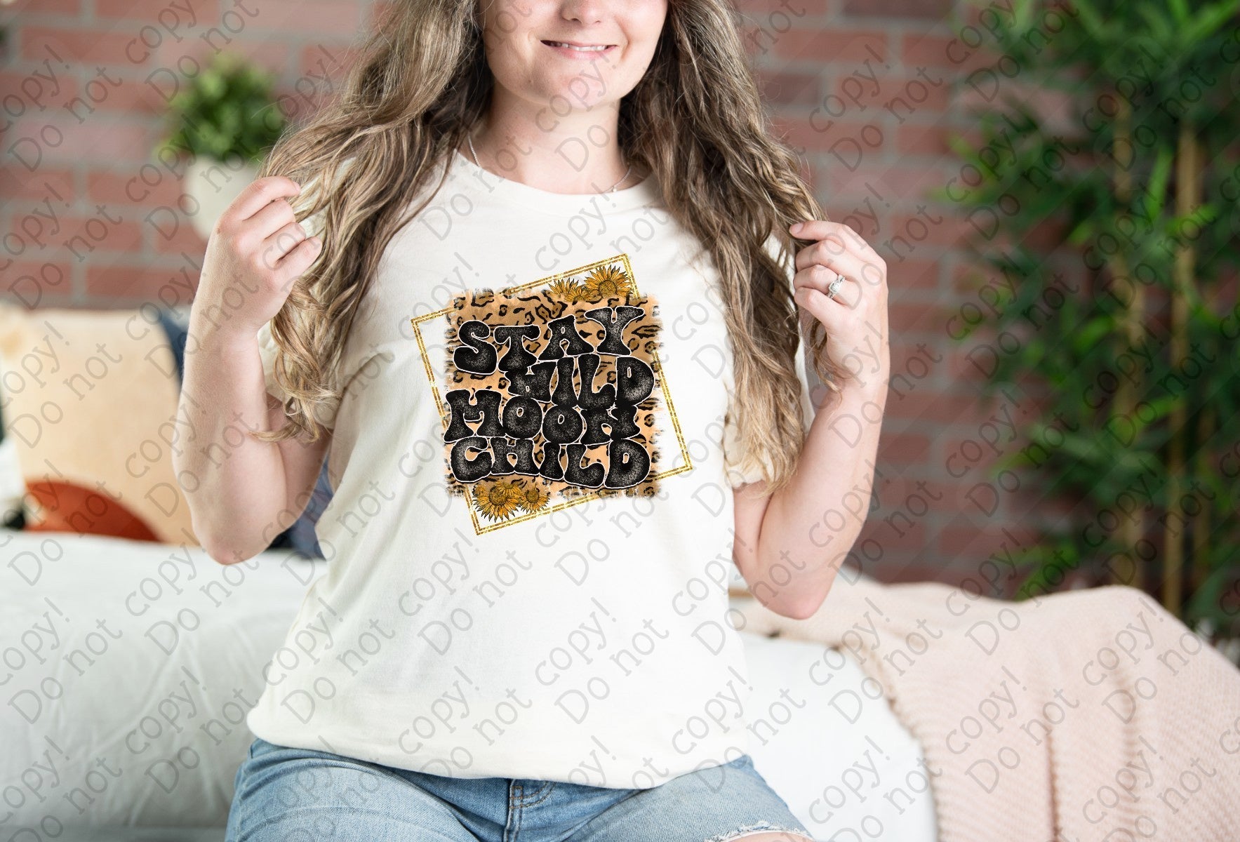 D-139 Stay Wild Moon Child Completed Tee