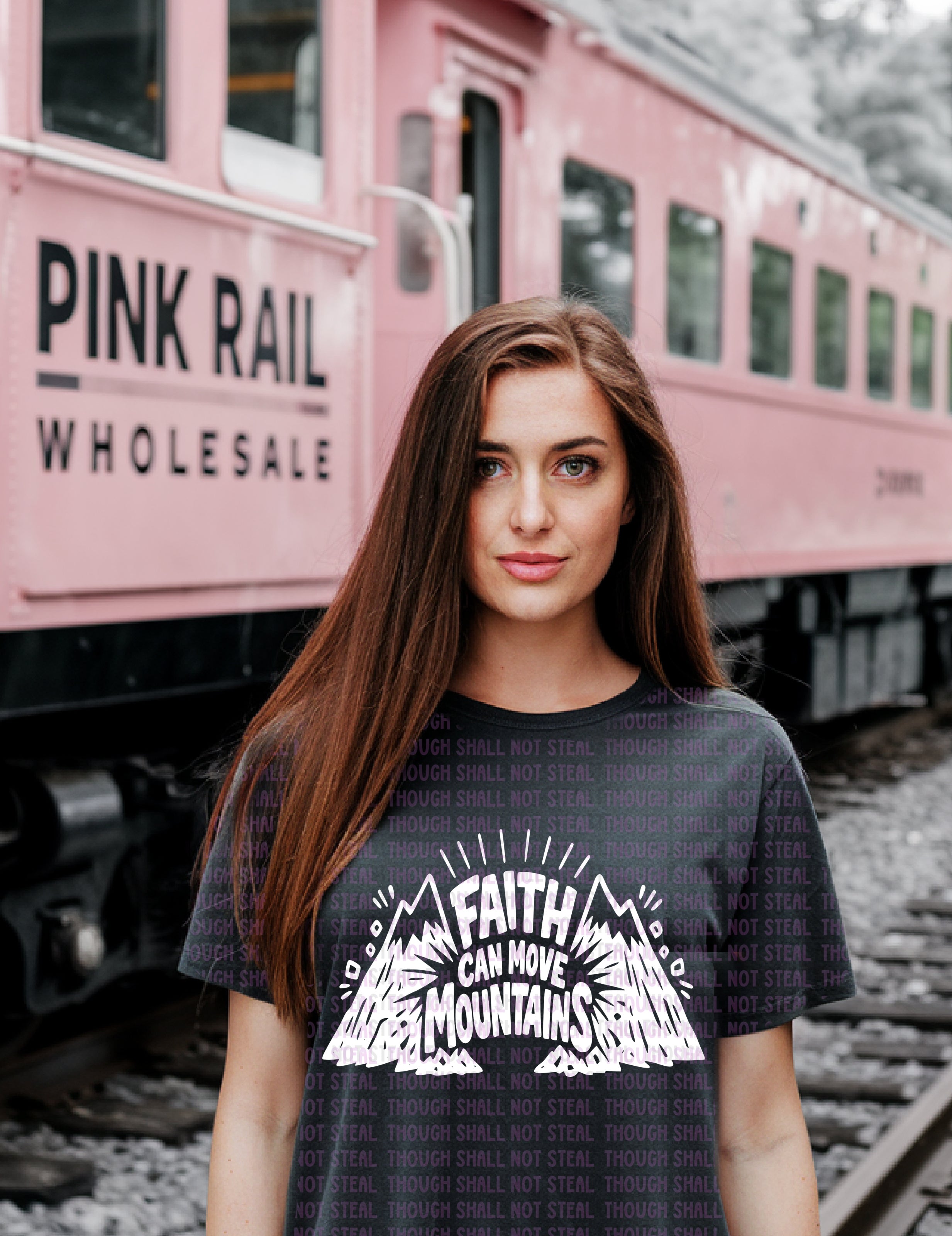 D-174 Faith Can move mountains DTF Transfer Only