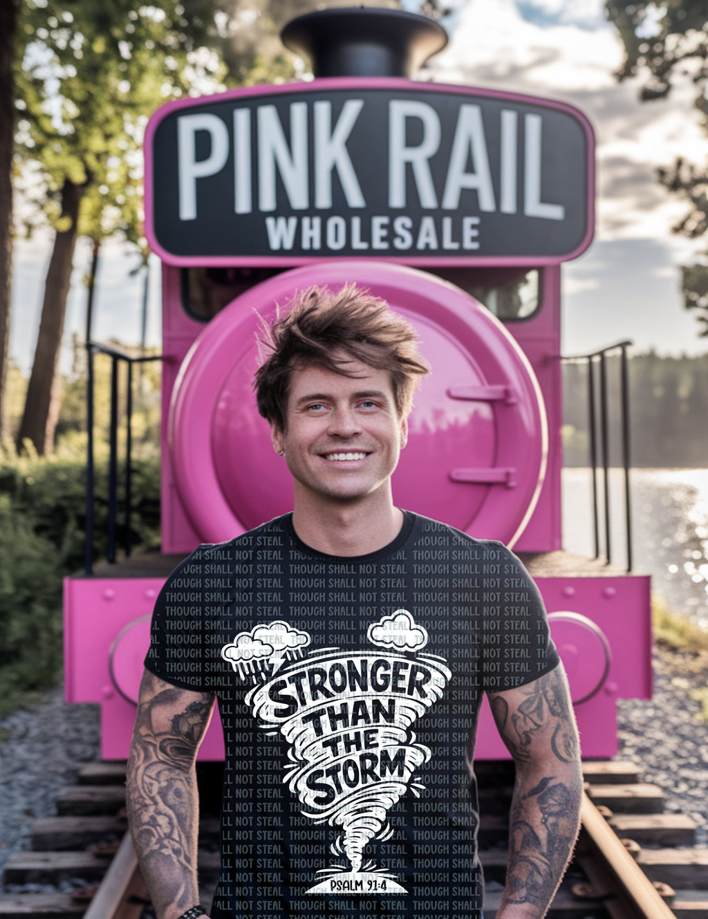 D-177 Stronger than the Storm Completed Tee