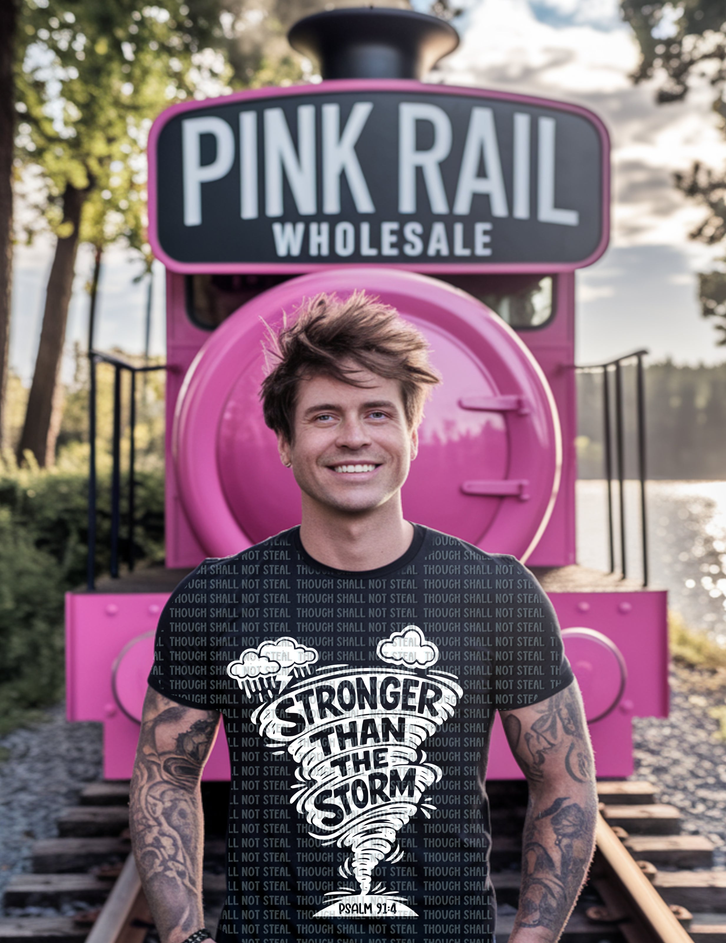 D-177 Stronger than the Storm Completed Tee