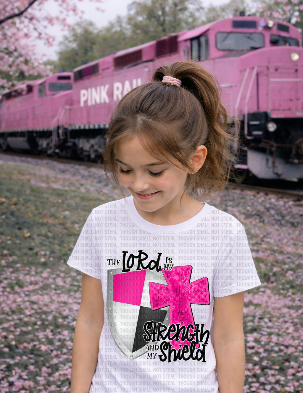 D-179 The Lord is my Strength Completed Tee