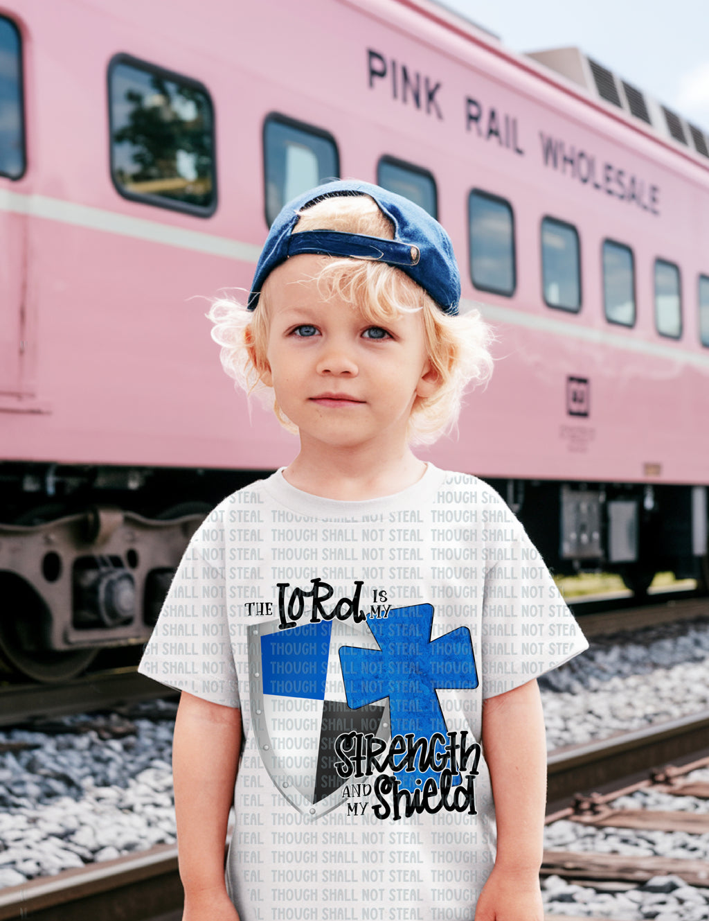 D-179 The Lord is my Strength Completed Tee