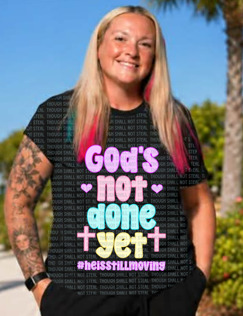 D-193 God’s Not Done Yet Completed Tee