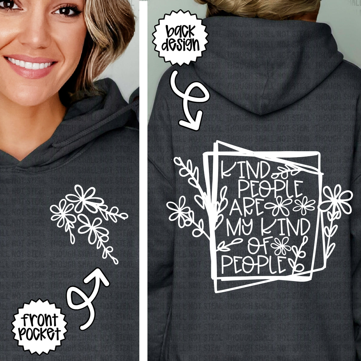 D-204 C Kind People pocket design (Choose Color) DTF Transfer Only