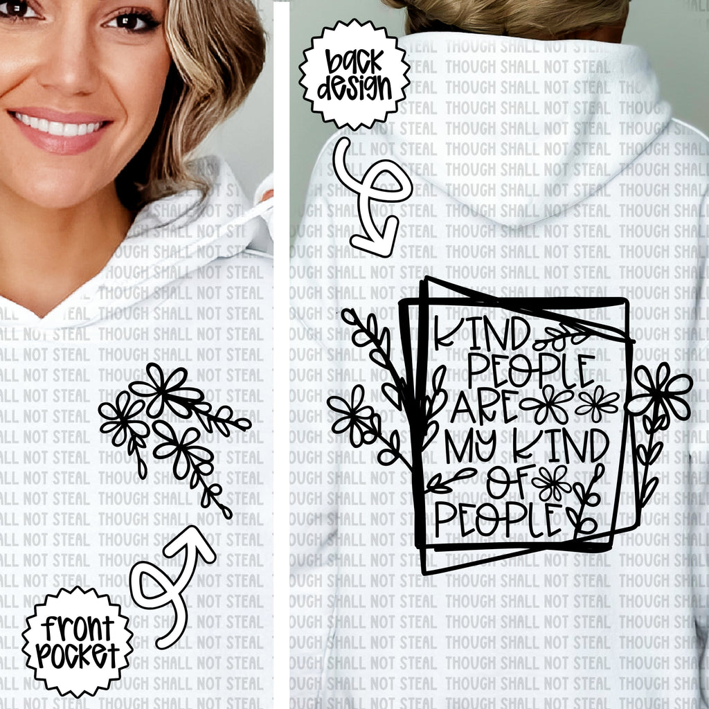 D-204 C Kind People pocket design (Choose Color) DTF Transfer Only