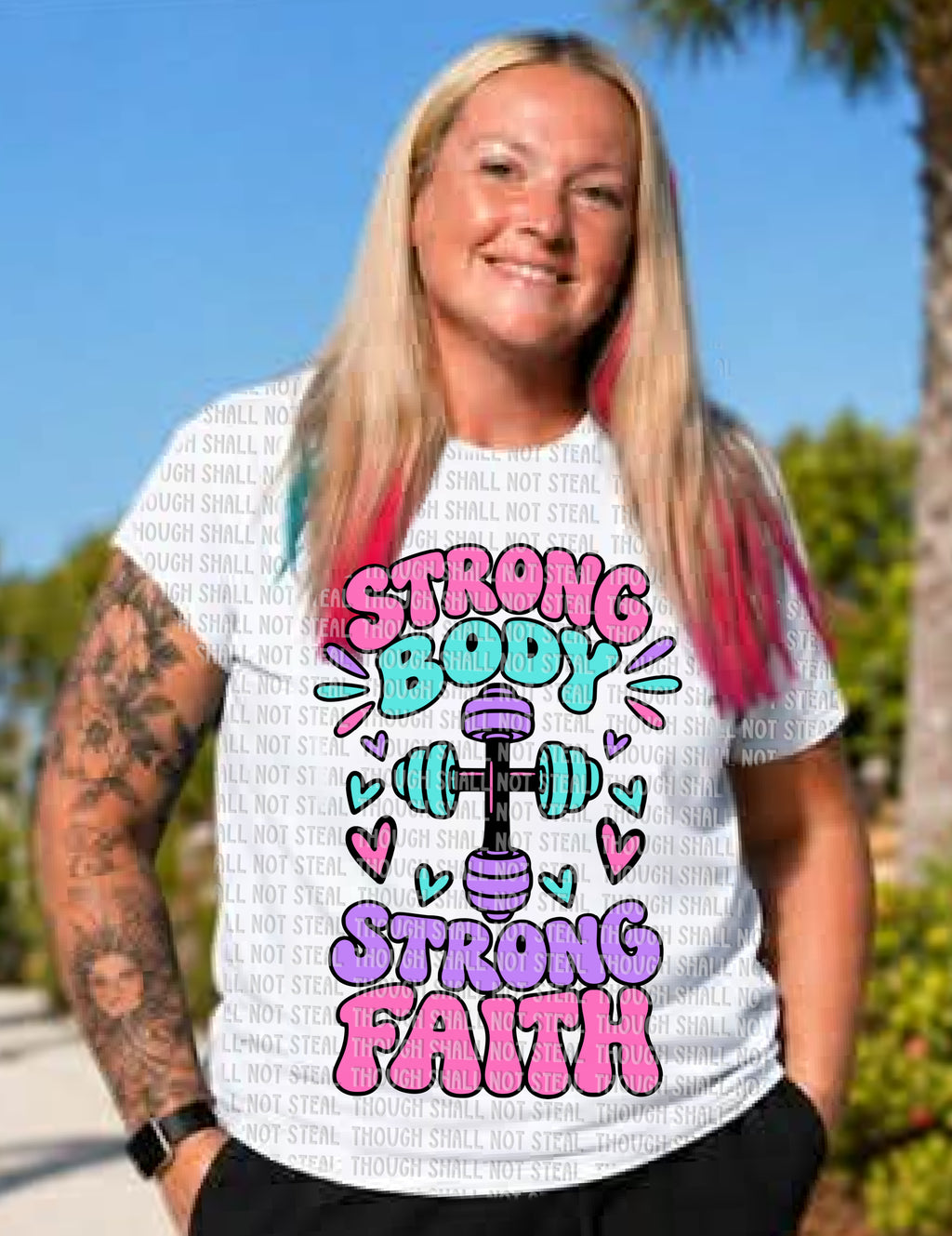 D-218 Strong Body (Choose Color) Completed Tee