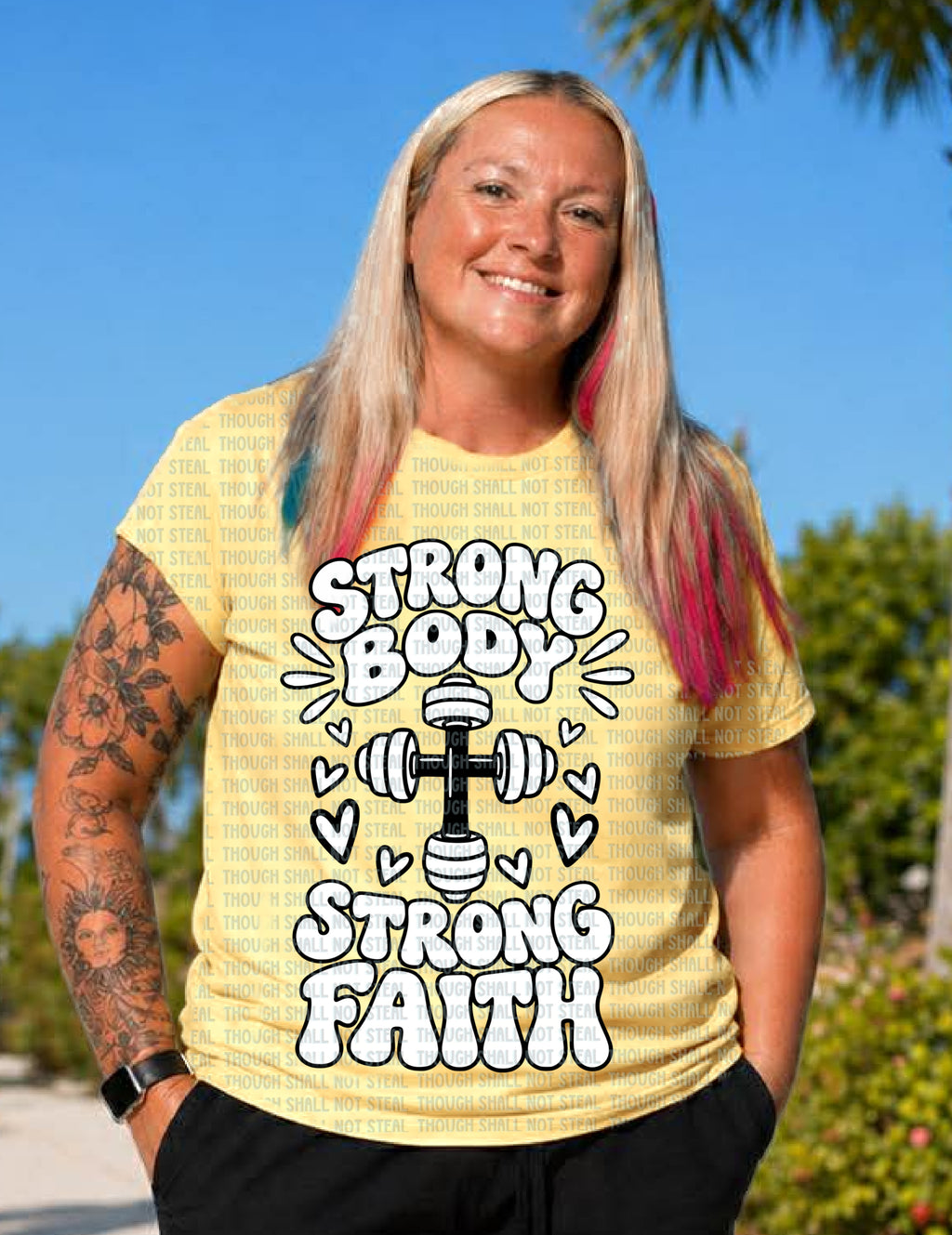 D-218 Strong Body (Choose Color) DTF Transfer Only