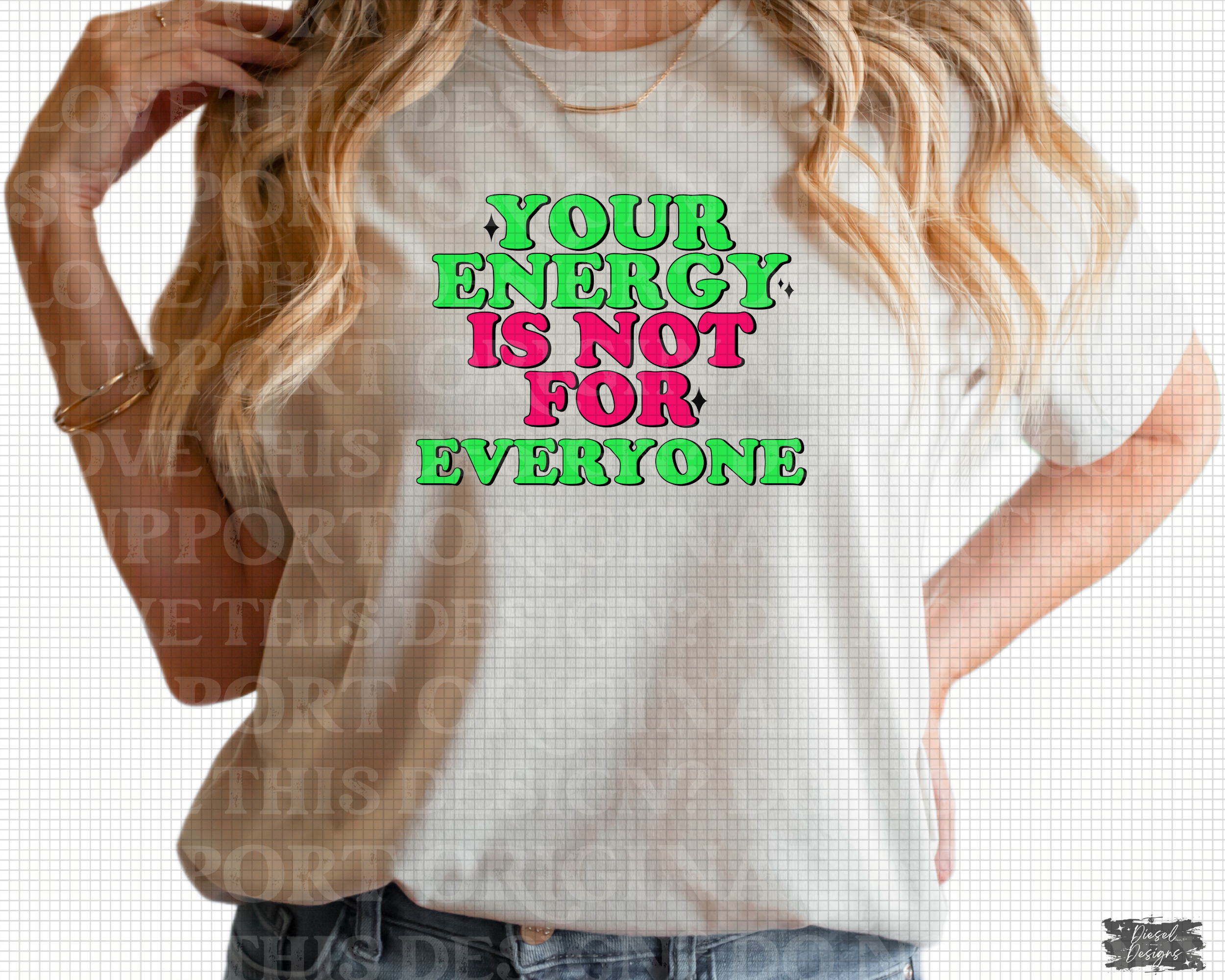 D-73 Your Energy is Not For Everyone Completed Tee