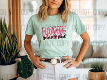 Load image into Gallery viewer, D-90 Love Yourself First Completed Tee
