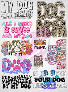 Dog Mom Mini Sheet