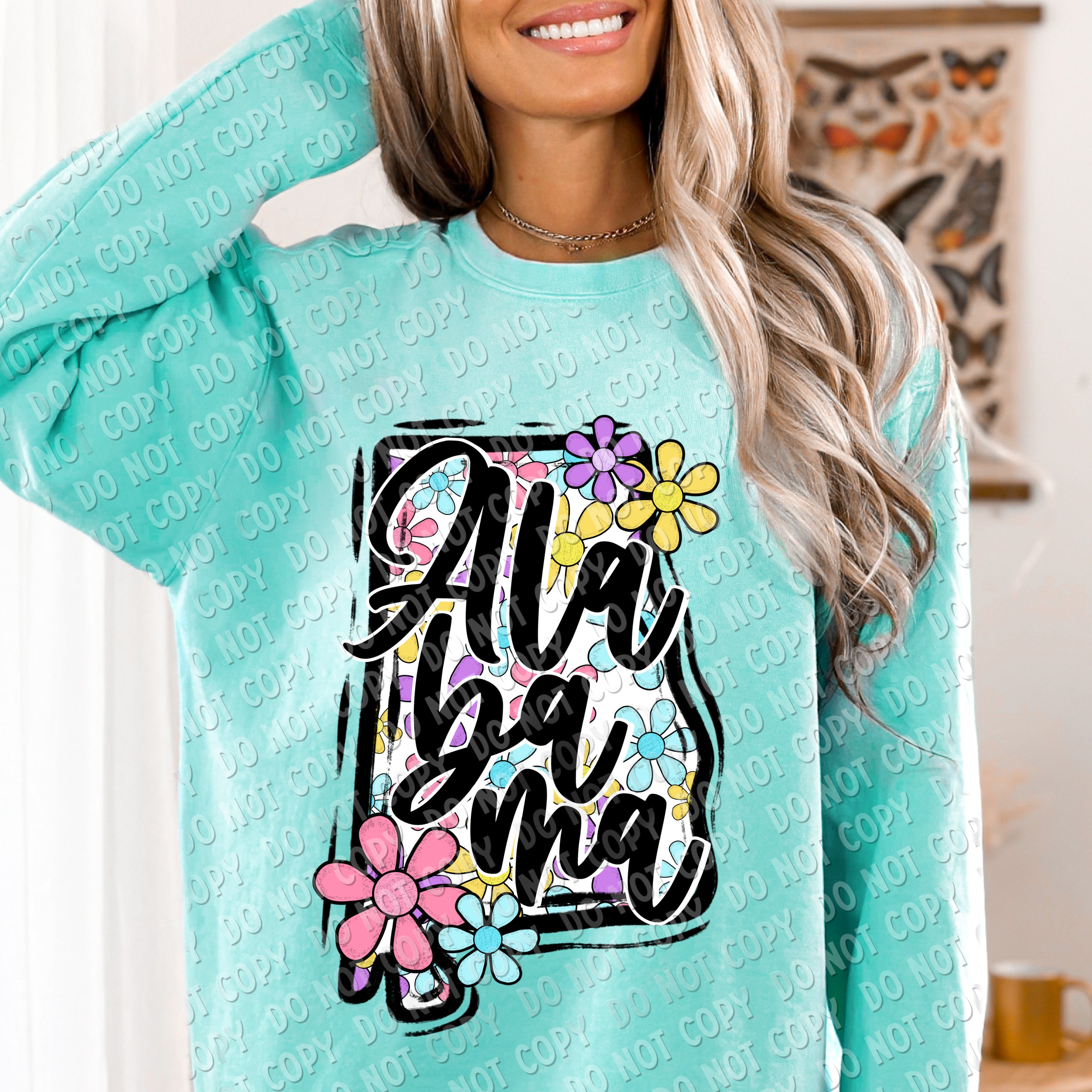 F-01 Flower State CHOOSE YOUR STATE DTF TRANSFER ONLY