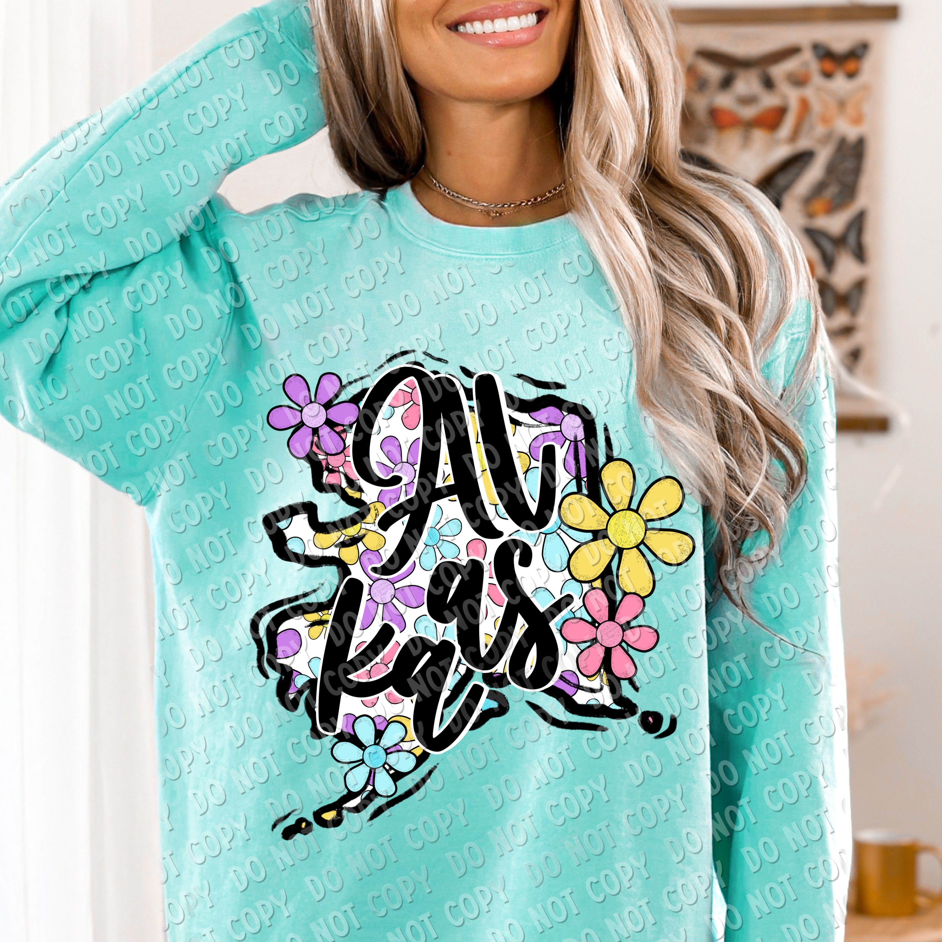 F-01 Flower State CHOOSE YOUR STATE DTF TRANSFER ONLY