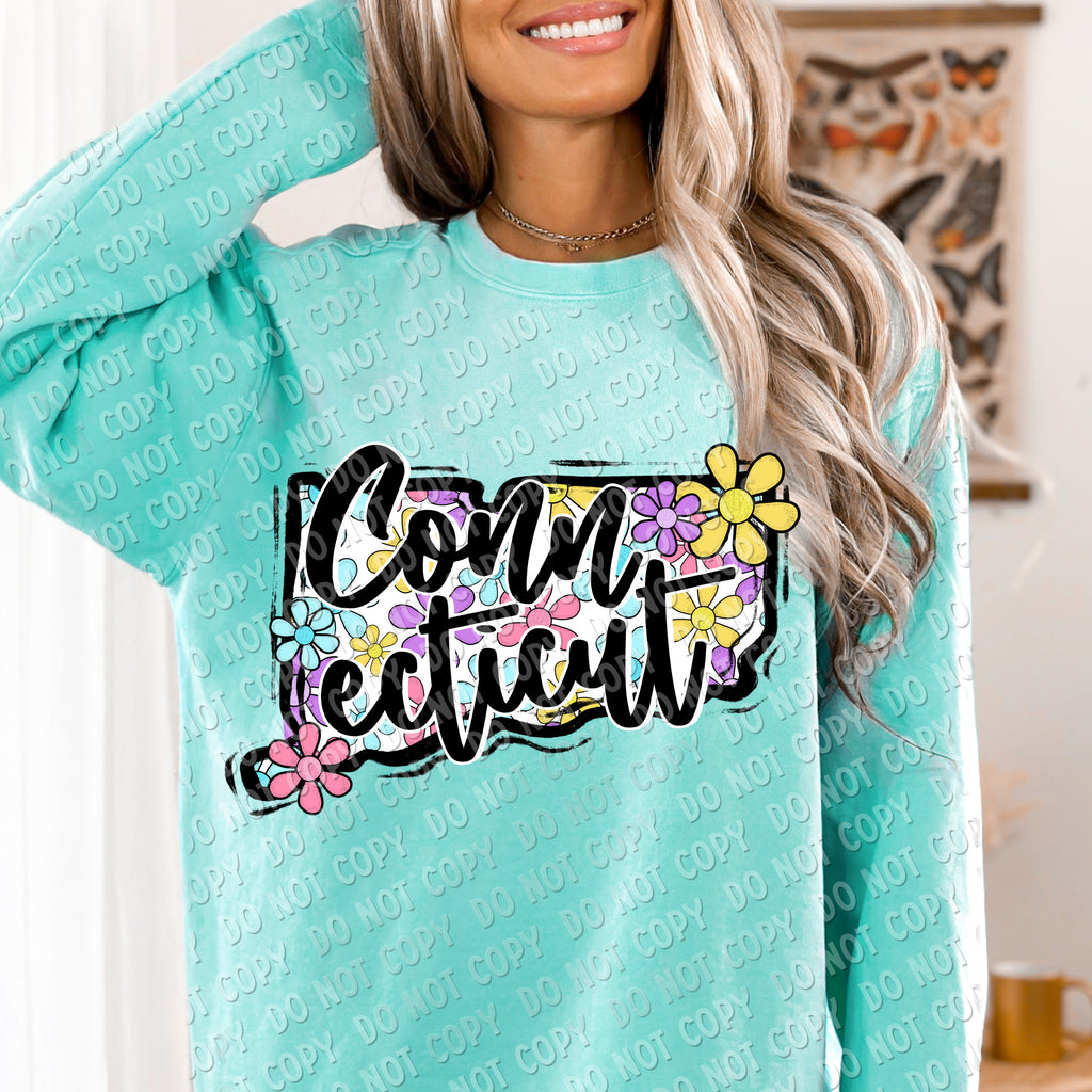 F-01 Flower State CHOOSE YOUR STATE DTF TRANSFER ONLY