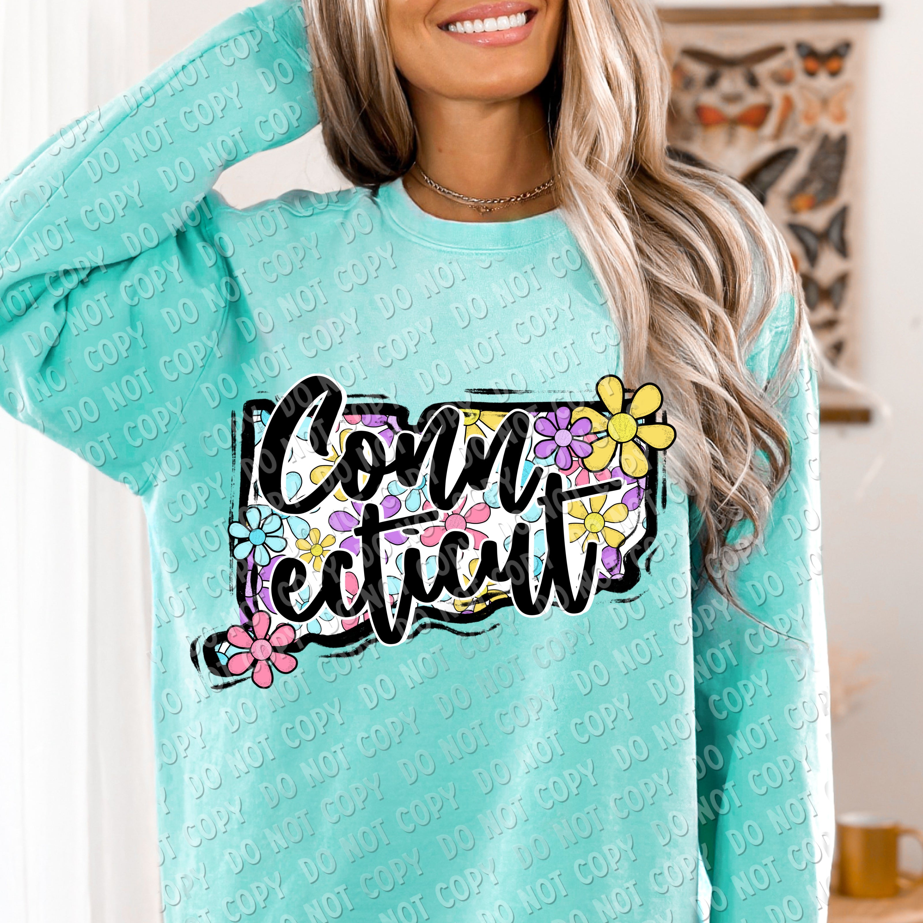 F-01 Flower State CHOOSE YOUR STATE DTF TRANSFER ONLY