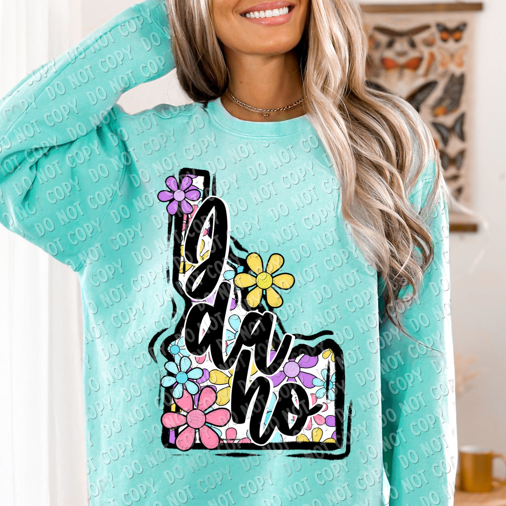 F-01 Flower State CHOOSE YOUR STATE DTF TRANSFER ONLY