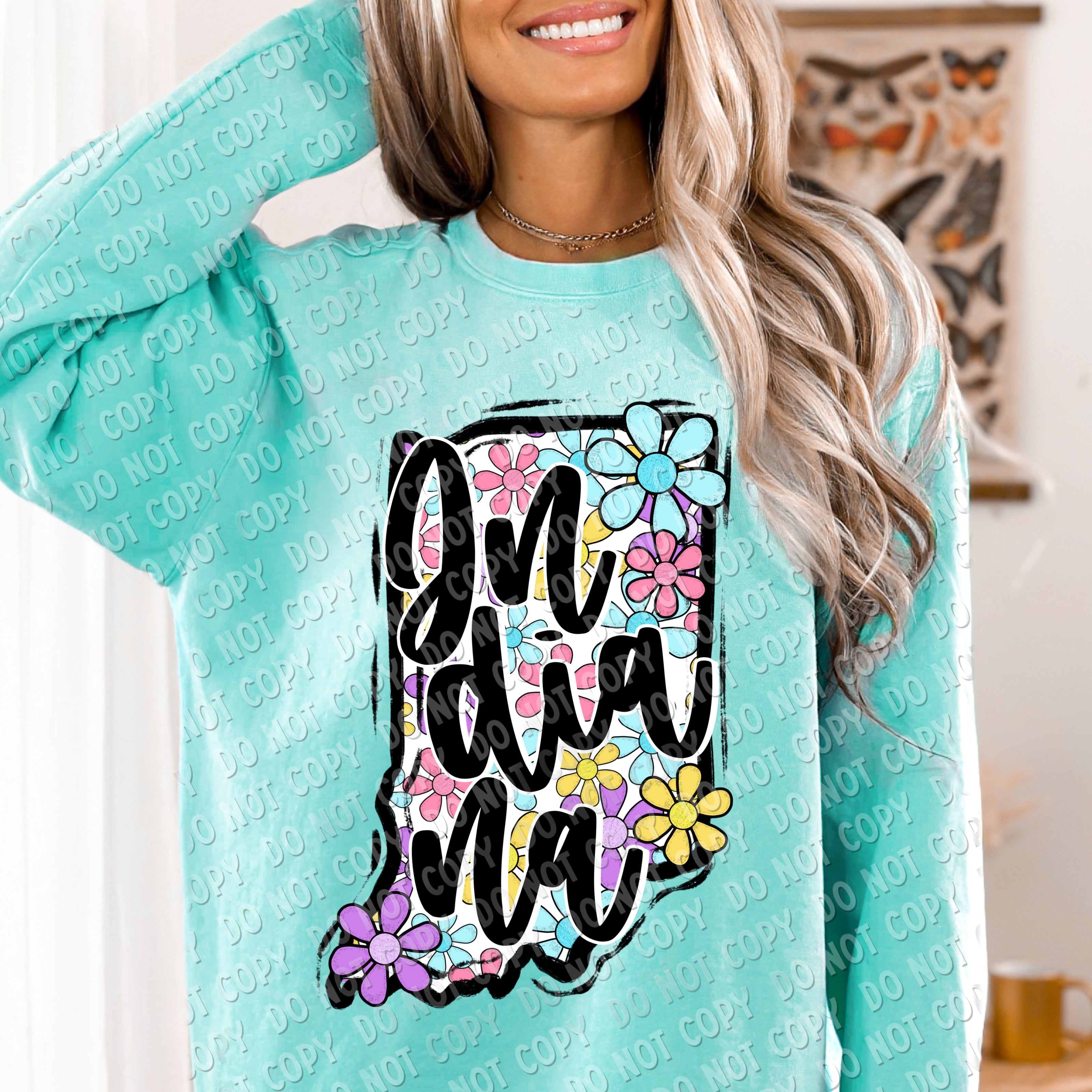 F-01 Flower State CHOOSE YOUR STATE DTF TRANSFER ONLY