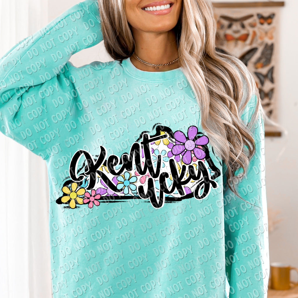 F-01 Flower State CHOOSE YOUR STATE DTF TRANSFER ONLY