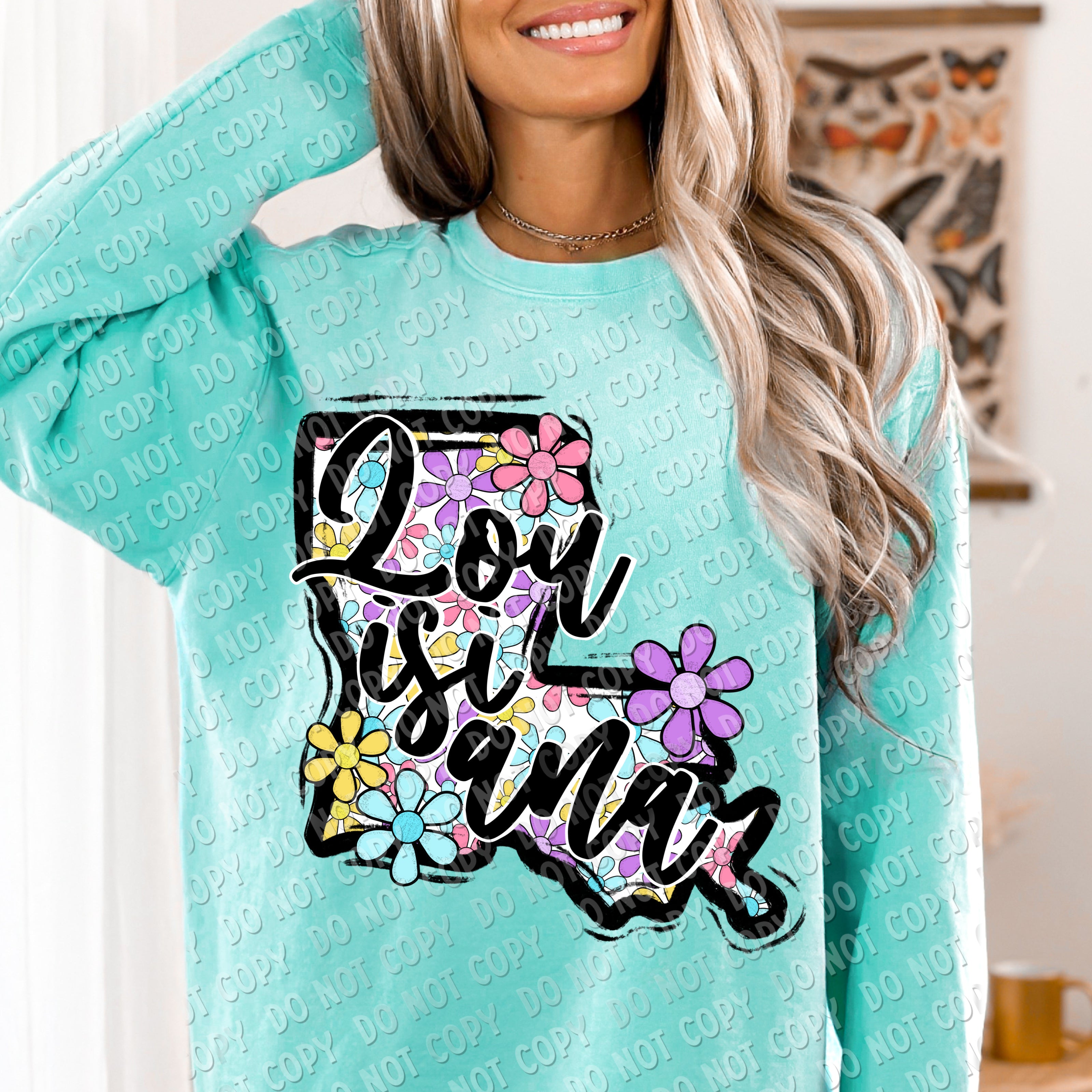 F-01 Flower State CHOOSE YOUR STATE DTF TRANSFER ONLY