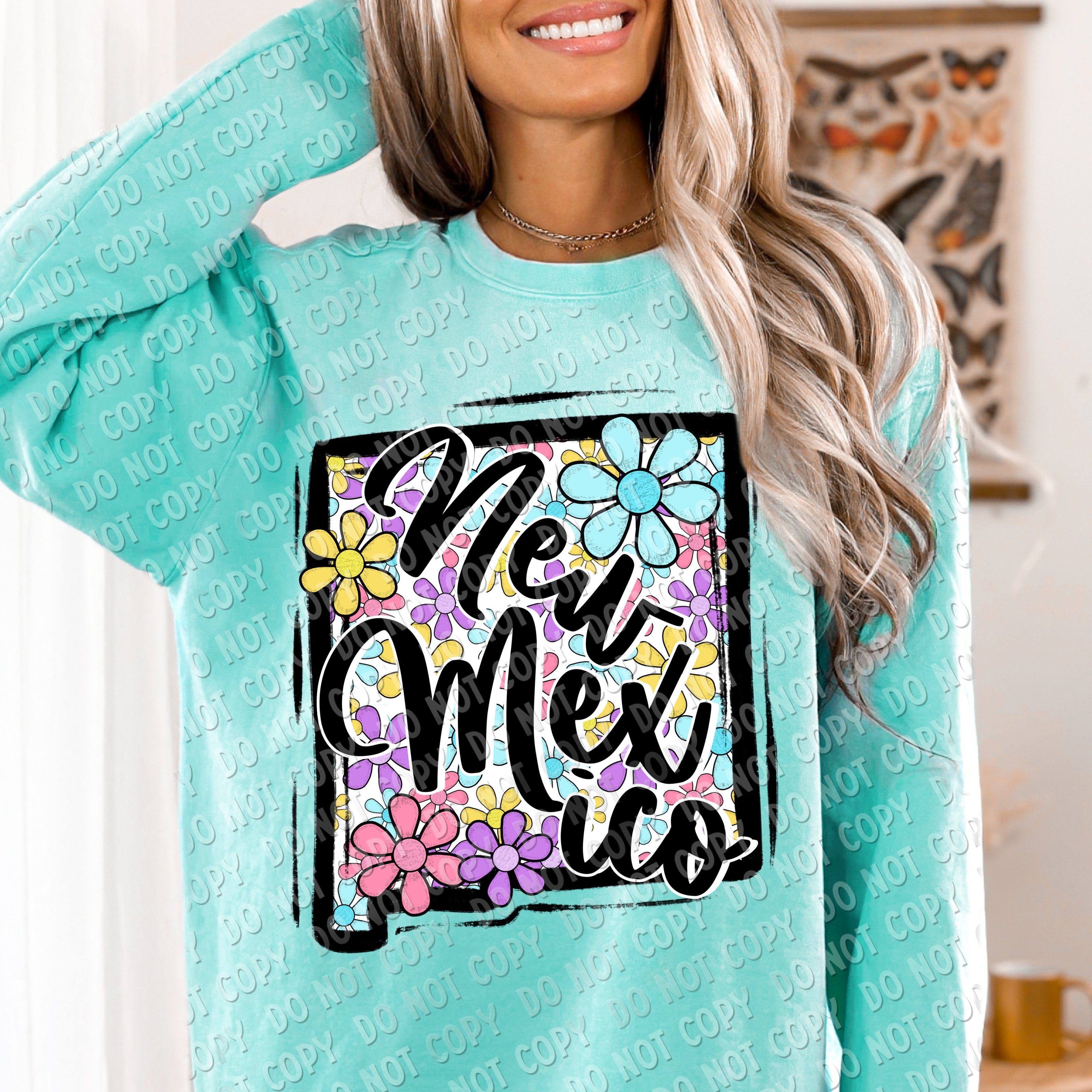 F-01 Flower State CHOOSE YOUR STATE DTF TRANSFER ONLY