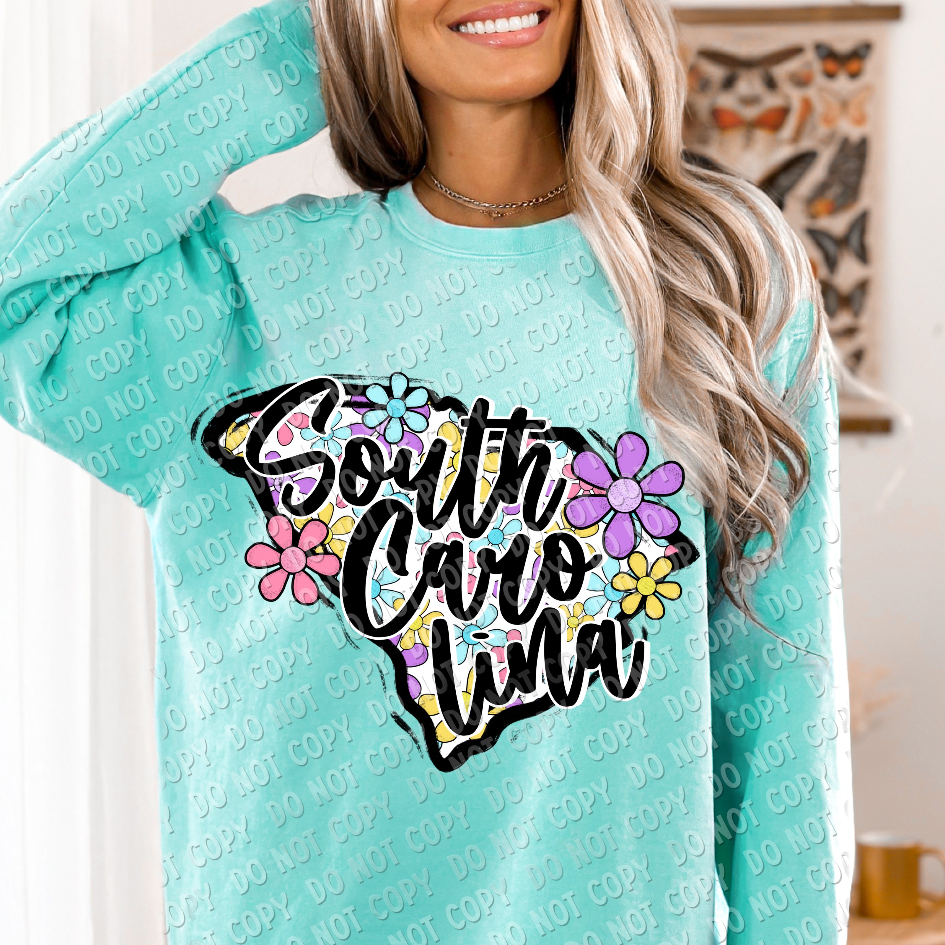 F-01 Flower State CHOOSE YOUR STATE DTF TRANSFER ONLY