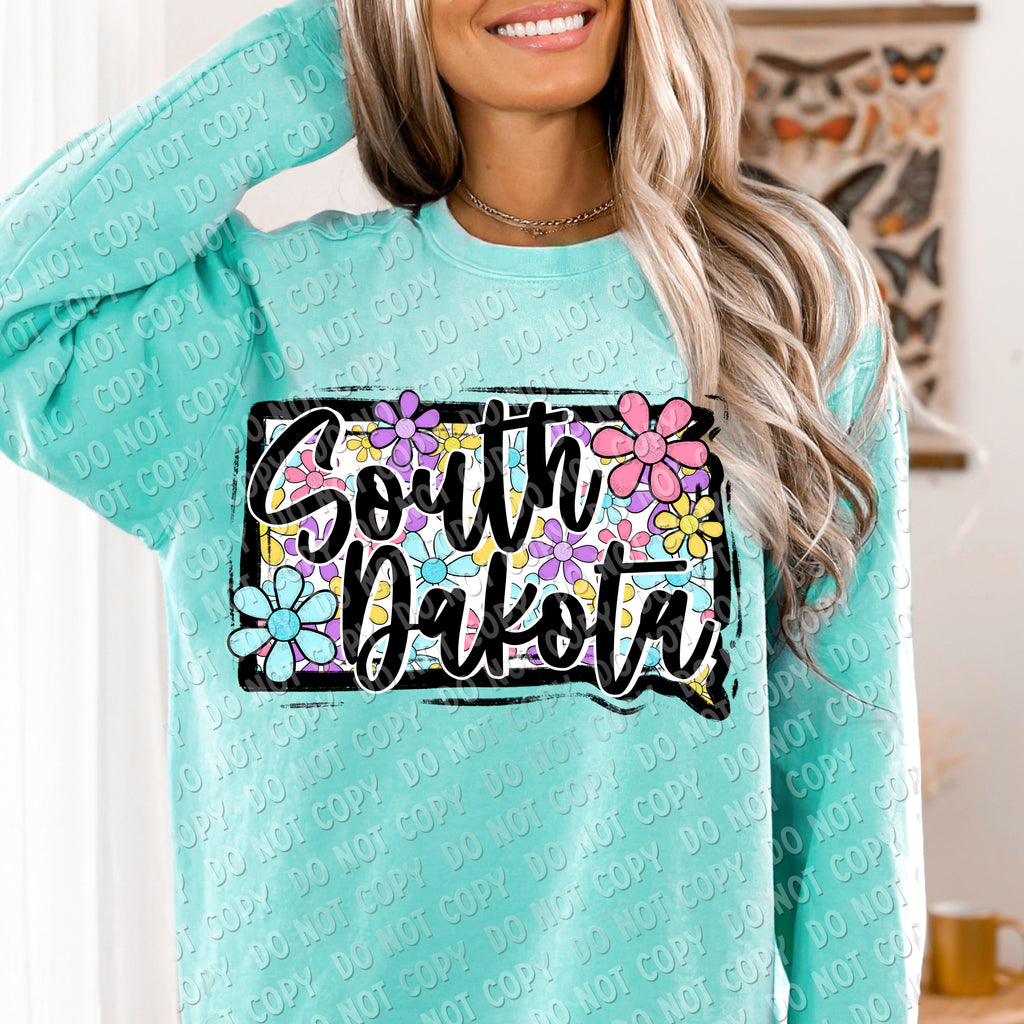 F-01 Flower State CHOOSE YOUR STATE DTF TRANSFER ONLY