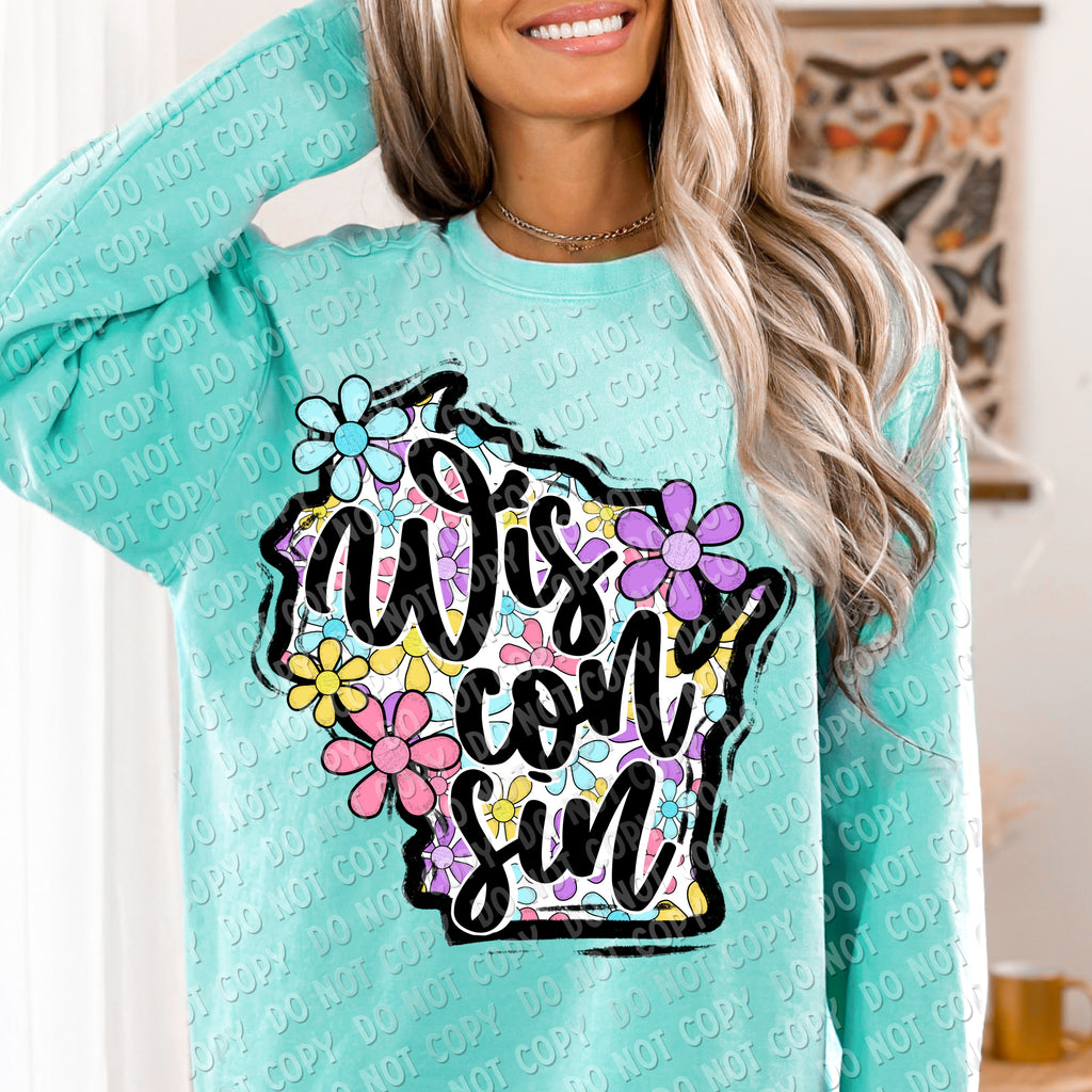 F-01 Flower State CHOOSE YOUR STATE DTF TRANSFER ONLY