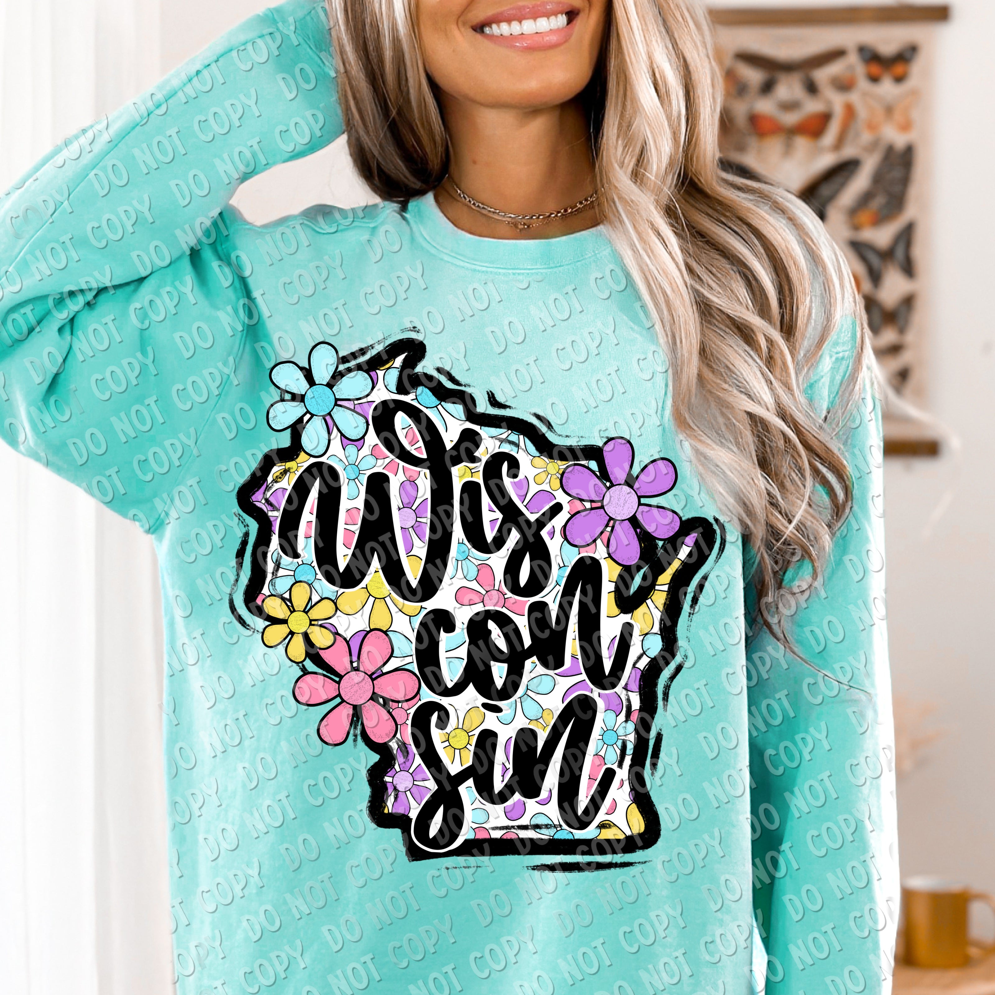 F-01 Flower State CHOOSE YOUR STATE DTF TRANSFER ONLY