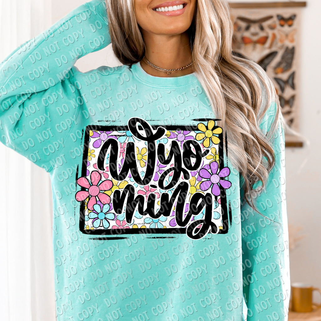 F-01 Flower State CHOOSE YOUR STATE DTF TRANSFER ONLY