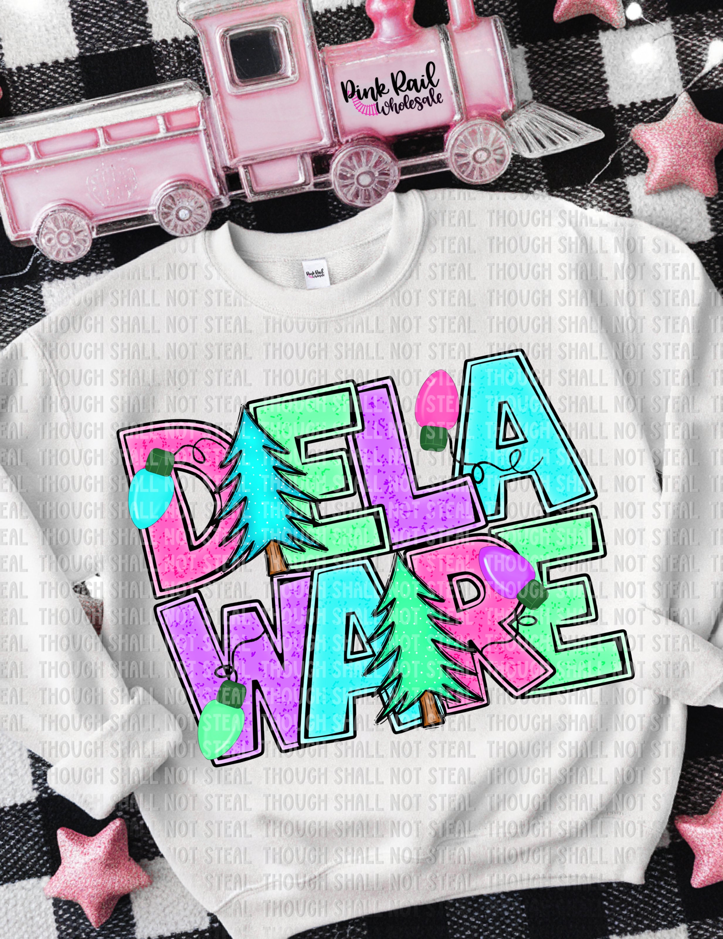 F-02 Christmas State CHOOSE YOUR STATE DTF TRANSFER ONLY