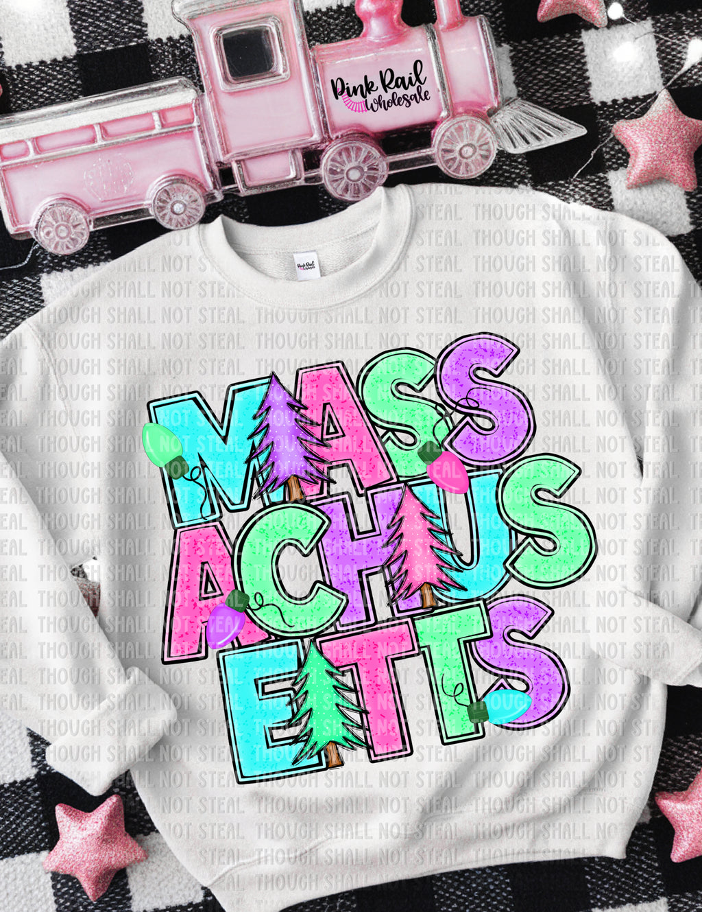 F-02 Christmas State CHOOSE YOUR STATE DTF TRANSFER ONLY