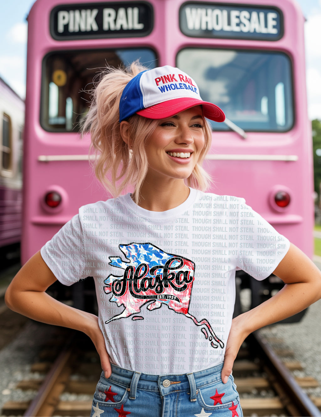 F-03 Patriotic State CHOOSE YOUR STATE (A-D) Completed Tee