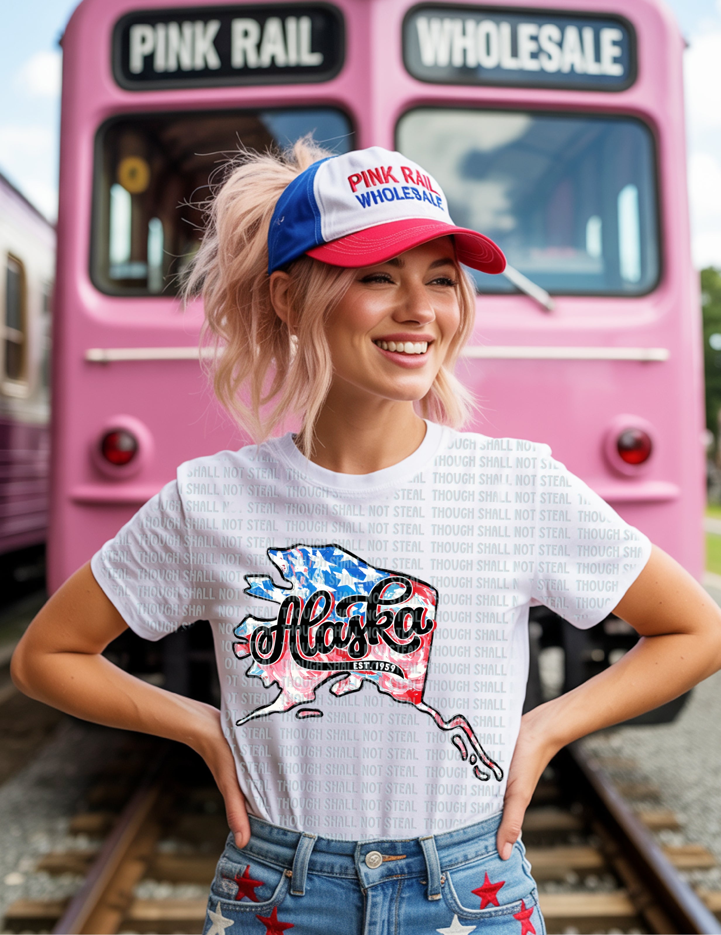 F-03 Patriotic State CHOOSE YOUR STATE (A-D) Completed Tee