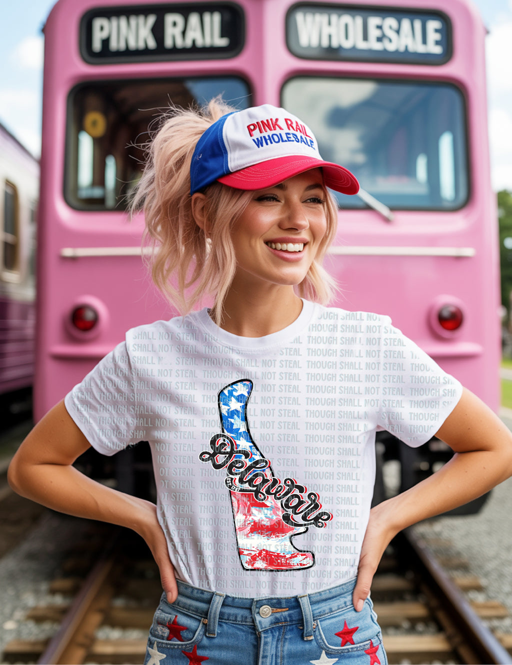 F-03 Patriotic State CHOOSE YOUR STATE (A-D) Completed Tee