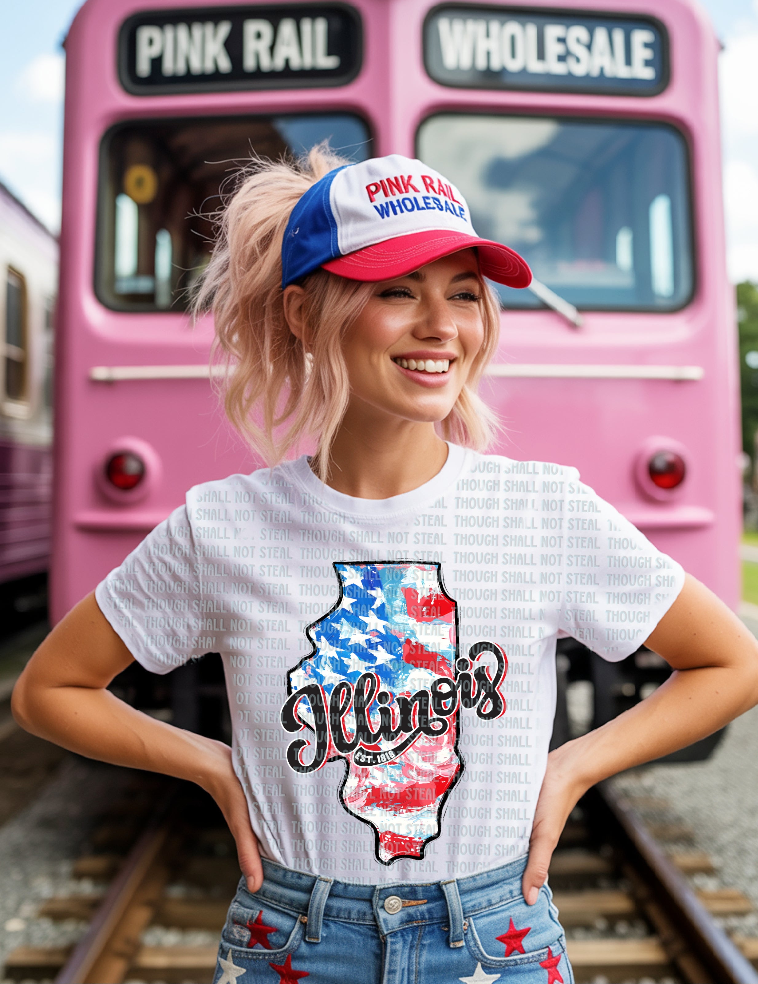 F-03 Patriotic State CHOOSE YOUR STATE (F-K) Completed Tee