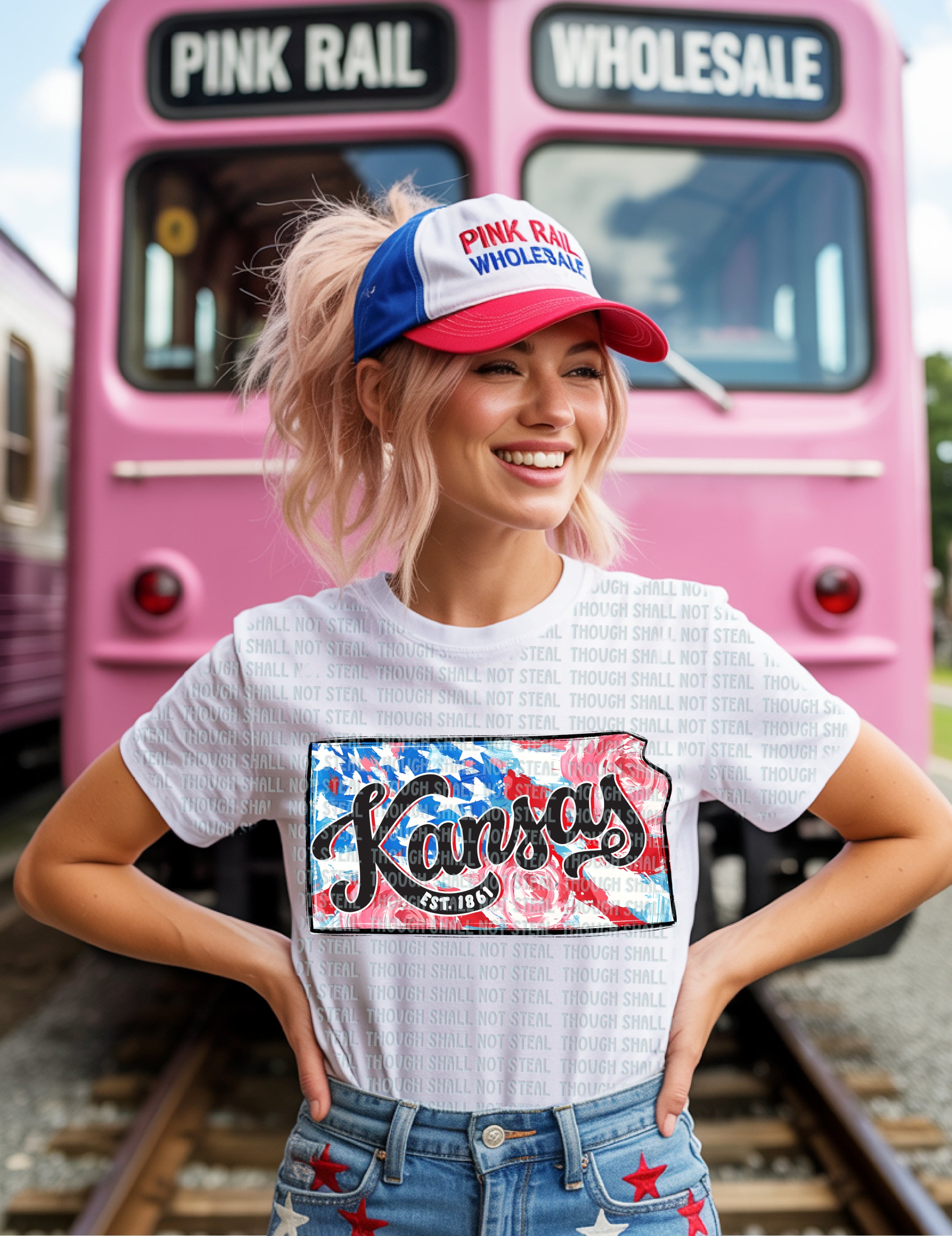 F-03 Patriotic State CHOOSE YOUR STATE (F-K) Completed Tee