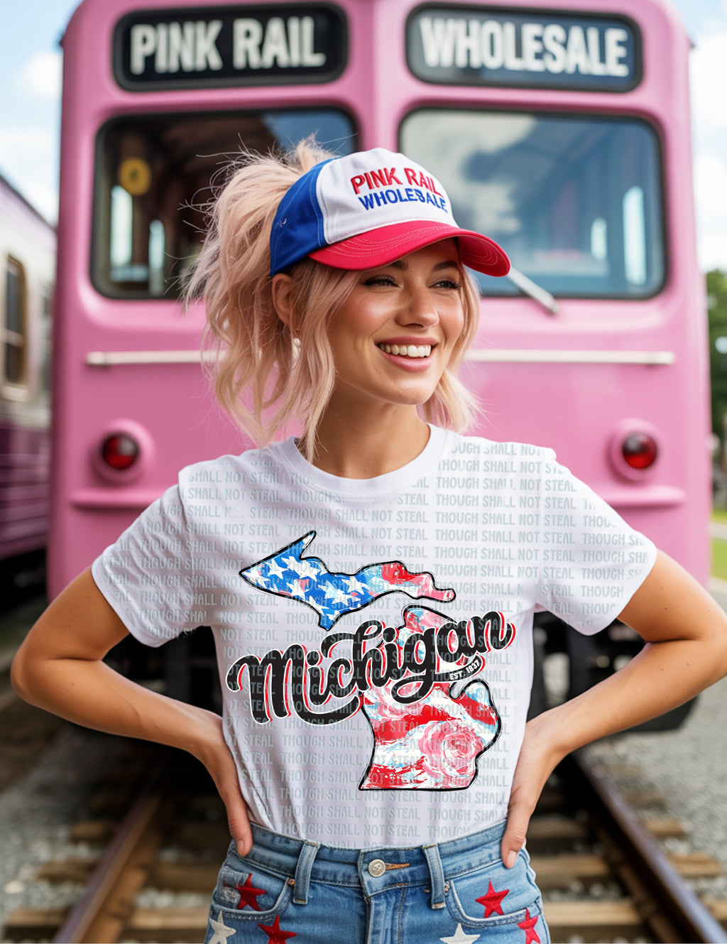 F-03 Patriotic State CHOOSE YOUR STATE (L-M) Completed Tee